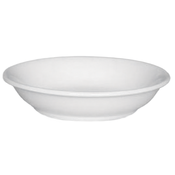 00000024 タレ皿・取皿 白 5吋フルーツ皿 12.8×2.6㎝ P.25 ￥600（税抜）