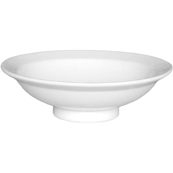 00000027 光洋各種 白 丸7寸高台皿 21.8×6.5㎝ P.88 ￥1500（税抜）