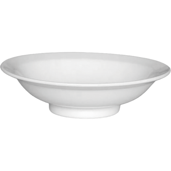 00000028 白 5 丸8寸高台皿  24.6×6.8㎝ P.93 ￥3500（税抜）