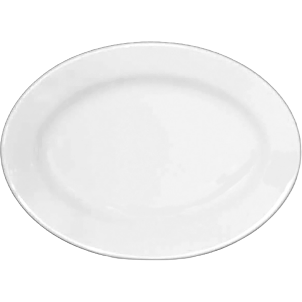 00000082 白 8 12吋プラター 31.2×23.1×3.2㎝ P.96 ￥2000（税抜）