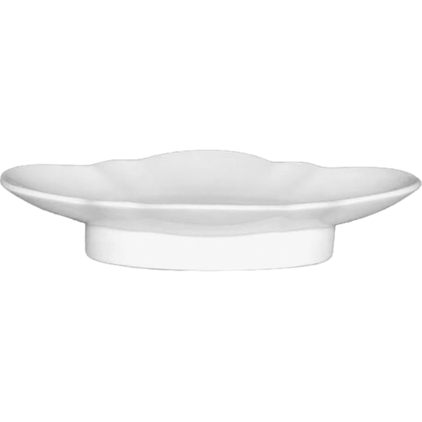 00000135 白 9 8吋木甲皿 21.5×14.3×3.5㎝ P.97 ￥2000（税抜）