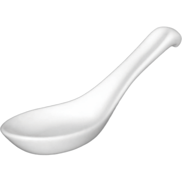 00000202 レンゲ 1  白 渕掛レンゲ  14.5×4.7㎝ P.184 ￥420（税抜）