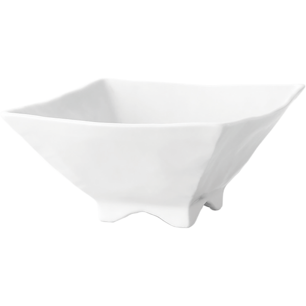 00000493 特選麺の器 15 白 7寸四角丼 21×20.5×10㎝ 1450㏄ P.168 ￥3200（税抜）