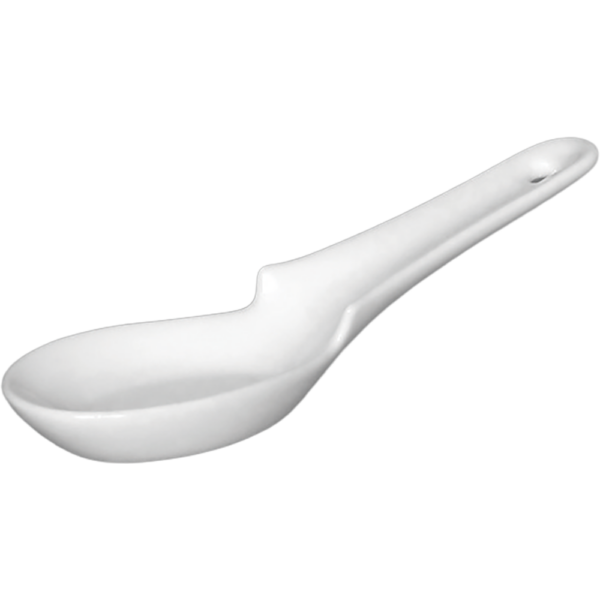 00000812 レンゲ 1  白 カギ付レンゲ  15.6×4.6㎝ P.184 ￥400（税抜）