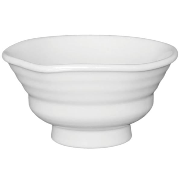 00000835 手捻り丼 白 5寸丼 15×7.7㎝ 550㏄ P.48 ￥1600（税抜）