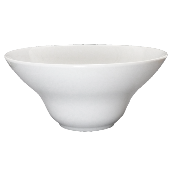 00000851 スタイリッシュ麺丼 2 白 21㎝ハット型ボール 21.3×9.8㎝ 1330㏄ P.39 ￥2900（税抜）