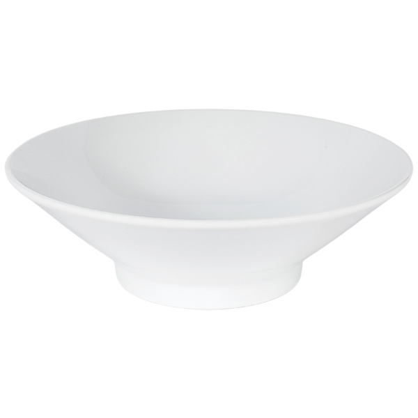 00000916 めん皿・めん鉢 1 白 切立高台24㎝浅丼 24.2×7.9㎝ 1400㏄ P.34 ￥1800（税抜）