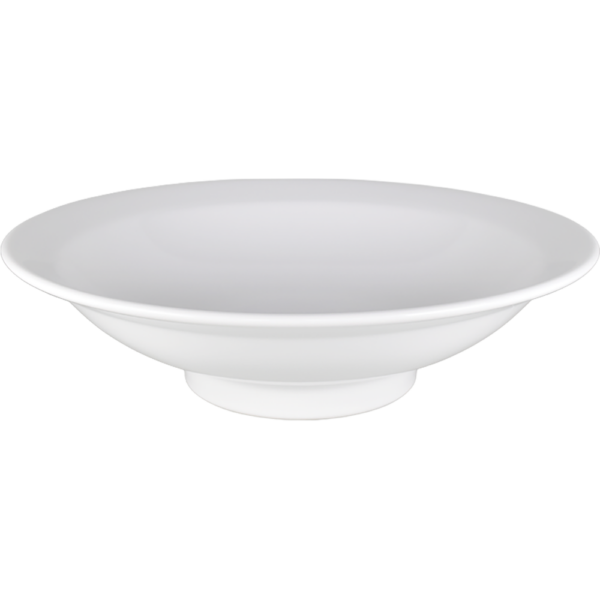 00001245 光洋各種 白 丸6寸高台皿 18.4×5.4㎝ P.88 ￥1100（税抜）