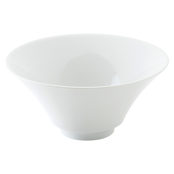 00001298 変形シリーズ 白 21.5㎝深口ラーメン丼 21.8×9.3㎝ 1450㏄ P.54 ￥1700（税抜）