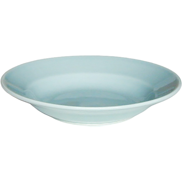 00020109 青磁 3 8吋スープ皿（カネスズ） 20.8×3.8㎝ P.111 ￥1800（税抜）