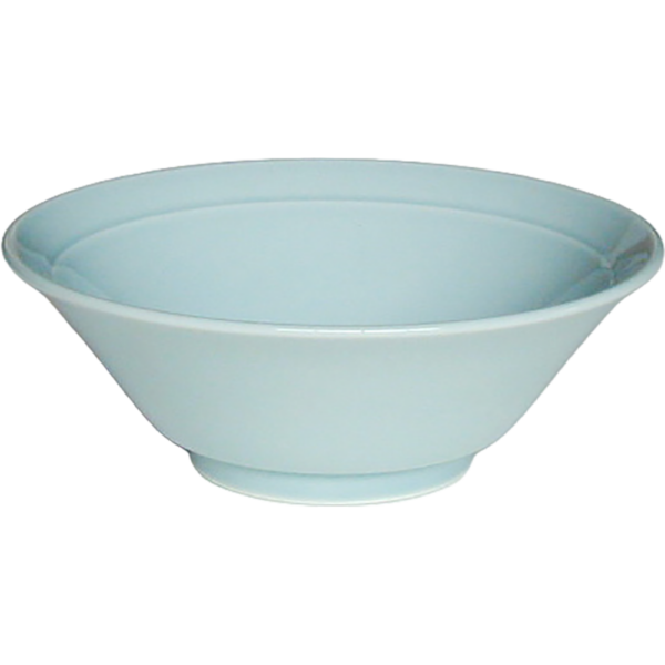 00020215 青磁 3 6.8切立リム丼（カネスズ） 21.2×7.7㎝  1160㏄ P.111 ￥2300（税抜）