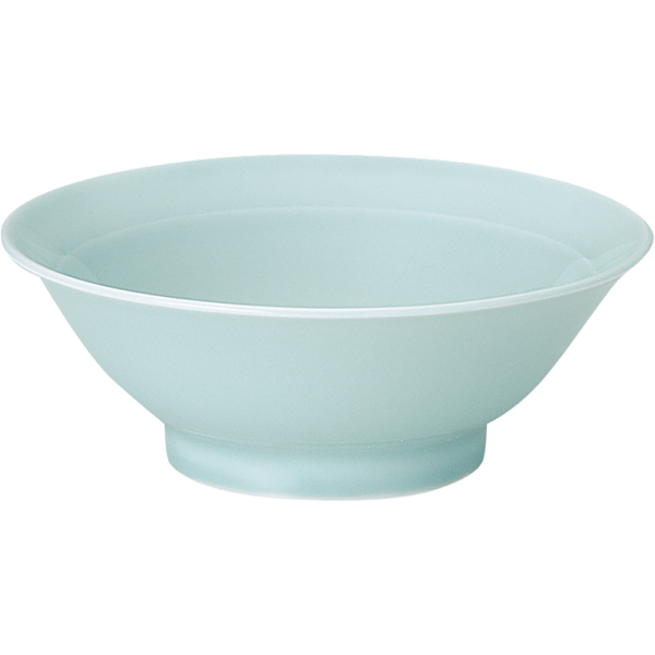 00020955 青磁 7 6.8リム丼（光洋） 20.4×7.3㎝ 1015㏄ P.115 ￥1500（税抜）