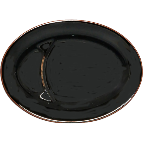 00030097 天目 1 9吋仕切プラター 23.5×17.3×2.7㎝ P.116 ￥2900（税抜）