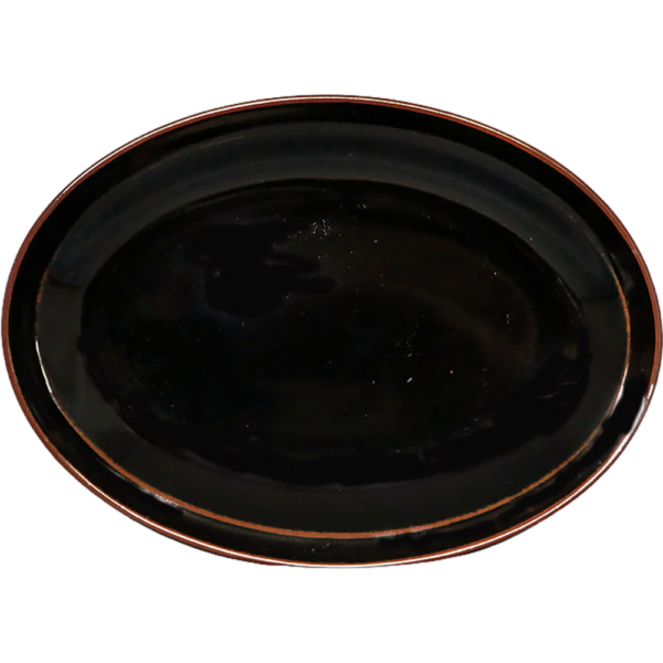 00030101 天目 4 10吋プラター（リム) 26×18.5×3㎝ P.119 ￥2800（税抜）