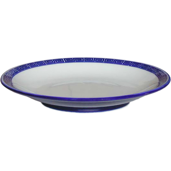 00080240 ルリ雷門 10吋丸メタ皿  26×4.5㎝ P.152 ￥3500（税抜）