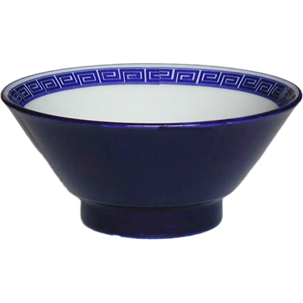 00080687 ルリ雷門 切立高台7寸丼  21×9.2㎝ 1280㏄ P.152 ￥3050（税抜）