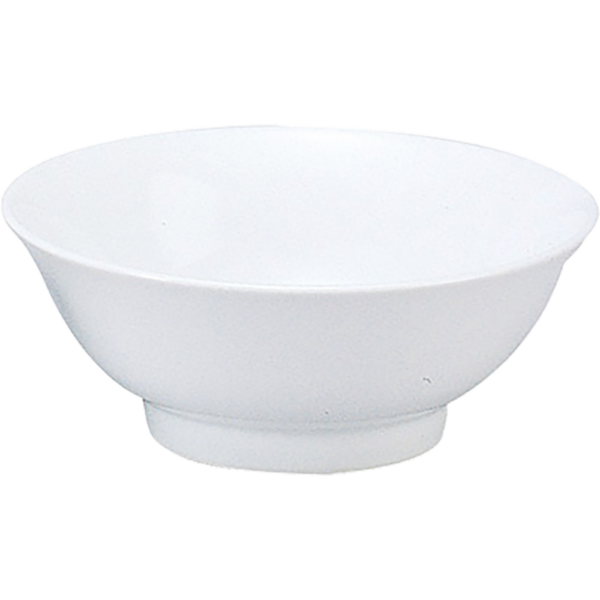 00120302 特選麺の器 27 スーパーチャイナ（強化） 8吋反高台 21×8.4㎝ 1330㏄ P.180 ￥3000（税抜）