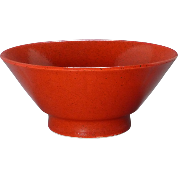 00190687 柚子赤 切立高台7寸丼 21×9.2㎝ 1280㏄ P.64 ￥3000（税抜）