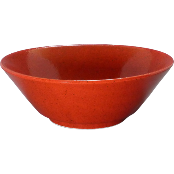 00190731 柚子赤 切立6.8丼（厚口） 20.1×7.7㎝ 1000㏄ P.64 ￥2450（税抜）