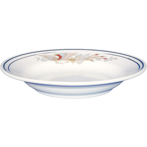 00200109 パステル鳳花 8吋スープ  20.8×3.5㎝ P.136 ￥1850（税抜）