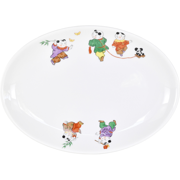 00270087 新唐子 2 10吋メタプラター  26.5×19×2.8㎝ P.135 ￥3100（税抜）