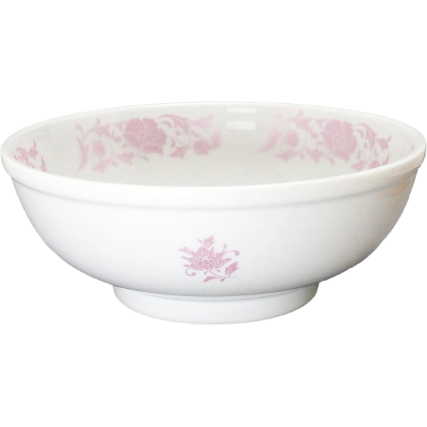 00290048 メタリックピンク唐草 1 7寸玉丼  21.4×8.4㎝ 1400㏄ P.128 ￥4700（税抜）