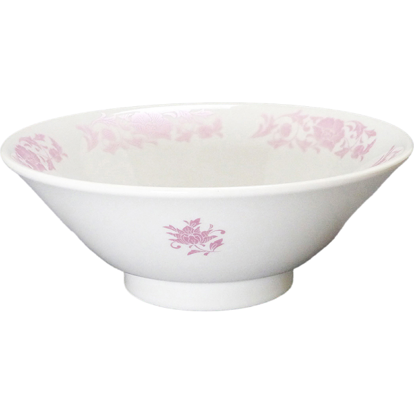 00290065 メタリックピンク唐草 1 切立6.3丼  19.5×6.5㎝ 830㏄ P.128 ￥2300（税抜）