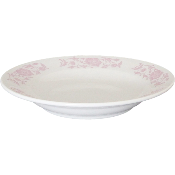 00290110 メタリックピンク唐草 2 9吋スープ  23.6×4㎝ P.129 ￥1950（税抜）