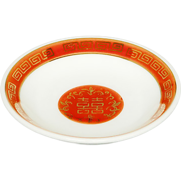 00330003 赤金 3寸皿  10×1.7㎝ P.137 ￥1200（税抜）