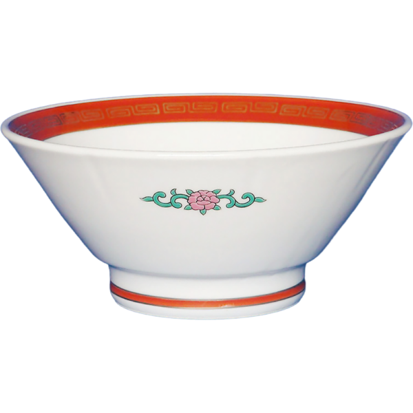 00330073 特選麺の器 1 赤金 切立高台6.5丼  20×9㎝ 1050㏄ P.154 ￥3200（税抜）