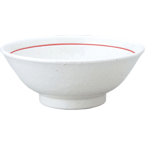 00350903 スタンダード丼 4 粉引赤ライン 反高台21㎝丼 20.5×8.4㎝ 1250㏄ P.83 ￥1600（税抜）