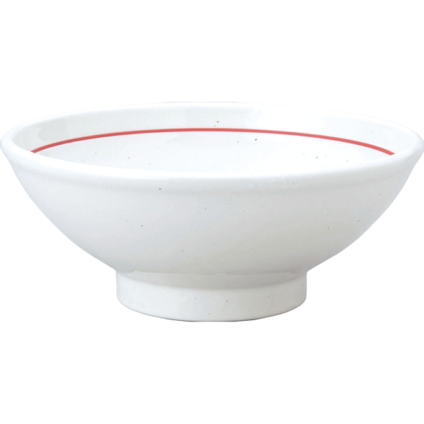 00351139 スタンダード丼 4 粉引赤ライン 20㎝玉丼 19.6×8.1㎝ 1150㏄ P.83 ￥1500（税抜）