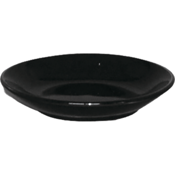 00400005 黒釉 3 4寸皿 13×2.3㎝ P.108 ￥900（税抜）