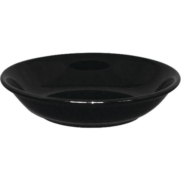 00400105 黒釉 3 5吋半フルーツ 14.1×3.2㎝ P.108 ￥900（税抜）