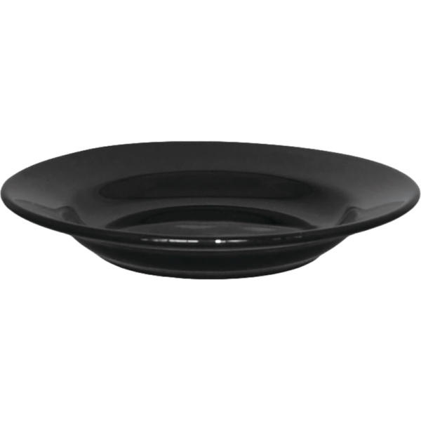 00400109 黒釉 3 8吋スープ 20.6×3.5㎝ P.108 ￥1300（税抜）