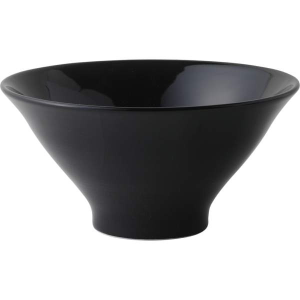 00401099 特選麺の器 18 黒釉 6.5薄筋高ハマ丼 20×10㎝ 1100㏄ P.171 ￥2200（税抜）
