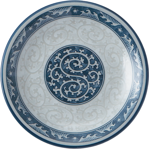 00410016 波唐草 2 尺皿  22.7×5.3cm P.151 ￥5000（税抜）