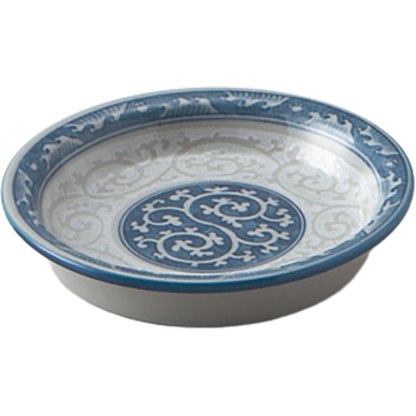 00410421 波唐草 2 薬味皿  18×2.6cm P.151 ￥550（税抜）