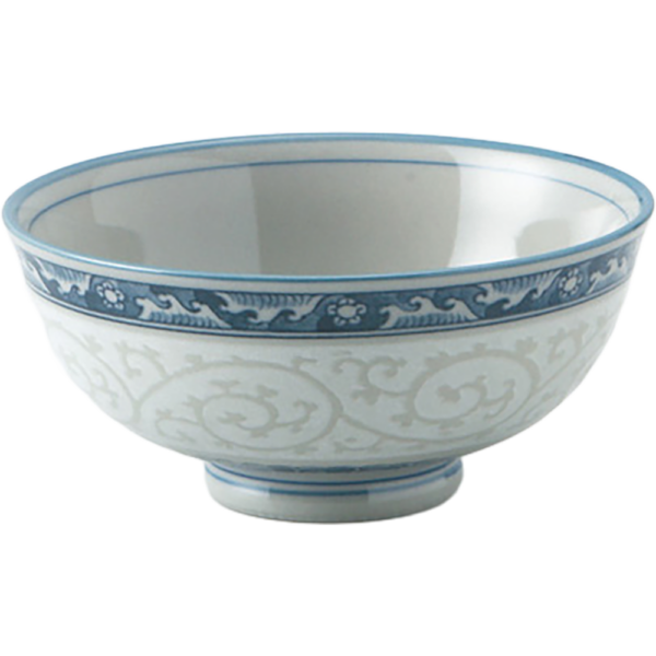 00410477 波唐草 2 中平碗  12.9×2.2cm P.151 ￥900（税抜）