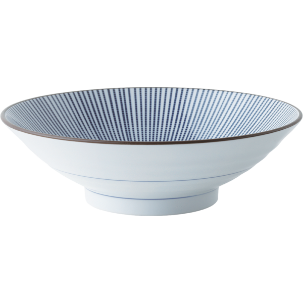 00420375 めん皿・めん鉢 4 千段十草 8寸麺鉢 24.5×7.5㎝ P.37 ￥2000（税抜）