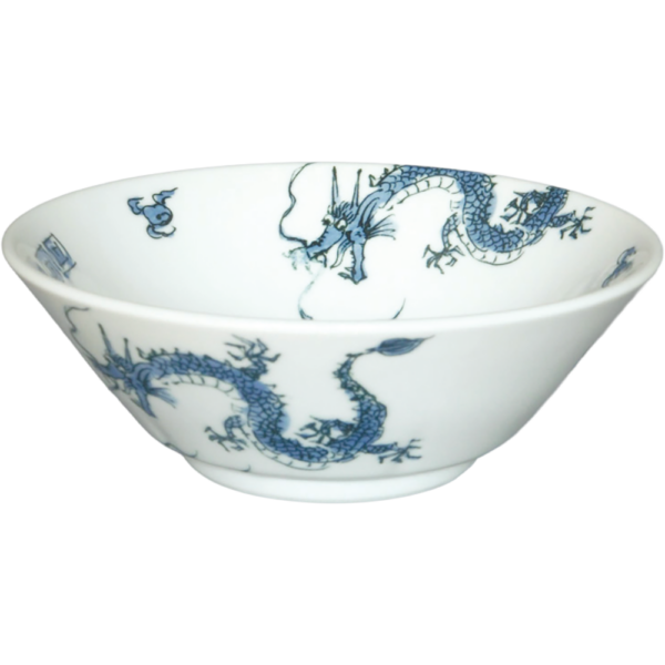 00490730  踊り竜（青） 切立6.3丼  19.6×7㎝ 900㏄ P.143 ￥2150（税抜）