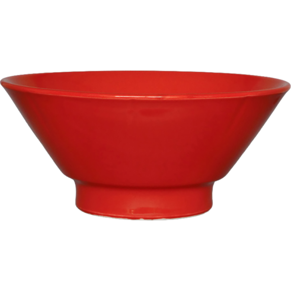 00540073 ウルトラレッド 切立高台6.5丼 20×9㎝ 1050㏄ P.60 ￥2650（税抜）