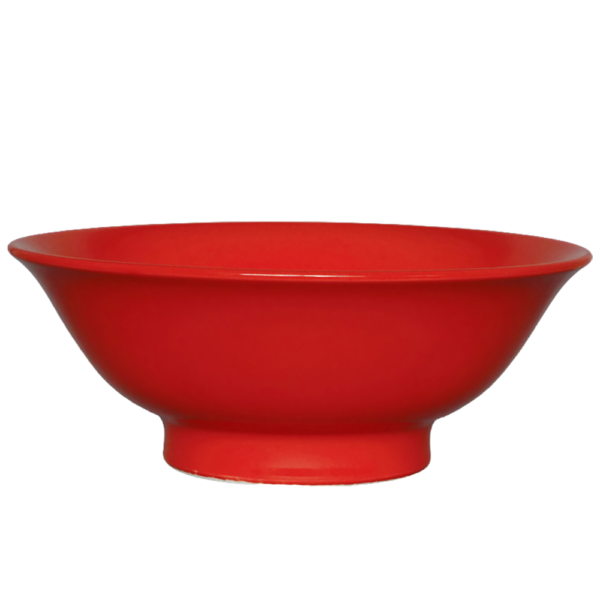 00540713 ウルトラレッド 6.5反高台丼 20.2×8.2㎝ 1080㏄ P.60 ￥2600（税抜）