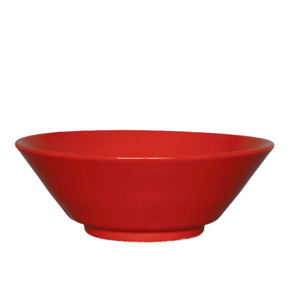 00540730 ウルトラレッド 切立6.3丼（厚口） 19.6×7㎝ 900㏄ P.60 ￥2100（税抜）