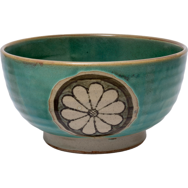 00620458 ﾒｶﾞ丼･ｷﾞｶﾞ丼 1 青（丸紋）8寸釜揚げ丼 24×12㎝ P.6 ￥20000（税抜）