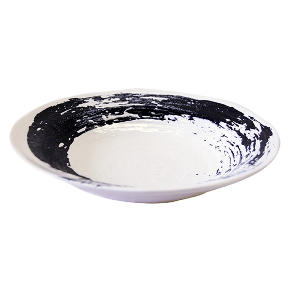 00680374 つけ麺 白海流 8寸麺皿 24.5×4.7㎝ P.23 ￥1800（税抜）