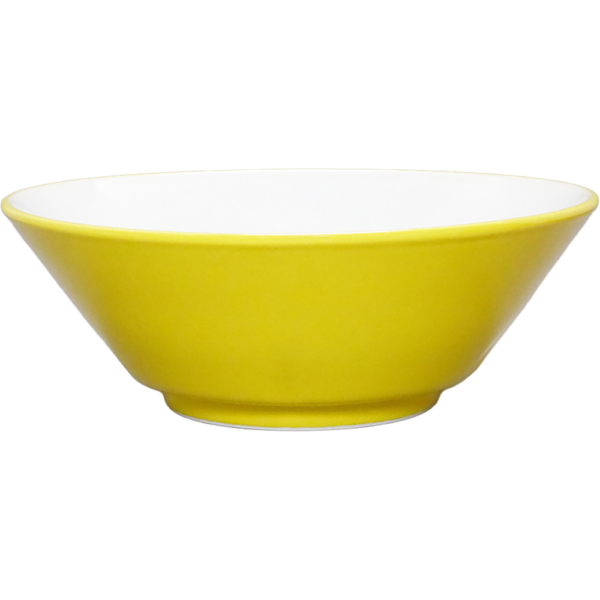 00720731 ウルトライエロー（中白） 切立6.8丼（厚口） 20.1×7.7㎝ 1000㏄ P.71 ￥2350（税抜）