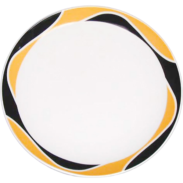 00770119 パッション 黄 8吋メタ皿  21.2×2.3㎝ P.140 ￥1650（税抜）