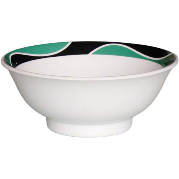 00780059 パッション 緑 丸反7寸丼  20.8×8.3㎝ 1310㏄ P.141 ￥2900（税抜）