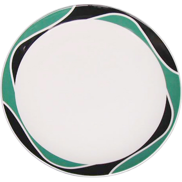 00780121 パッション 緑 10吋メタ皿  26.7×2.5㎝ P.141 ￥2900（税抜）